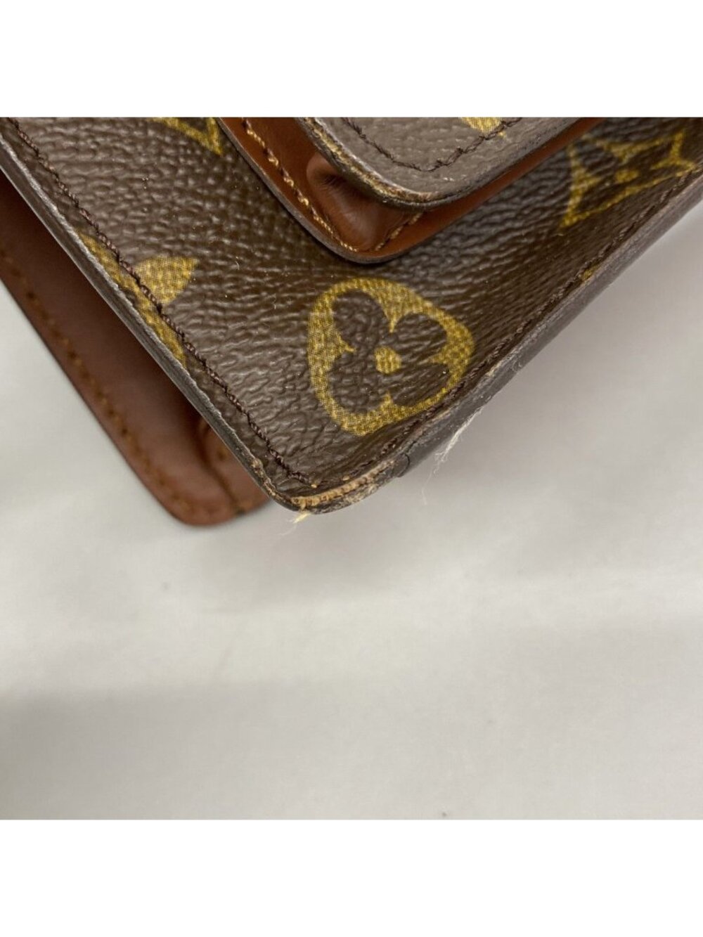 Louis Vuitton Handbag Monogram Monceau 28 Brown 2-Way Bag - Picture 7 of 10